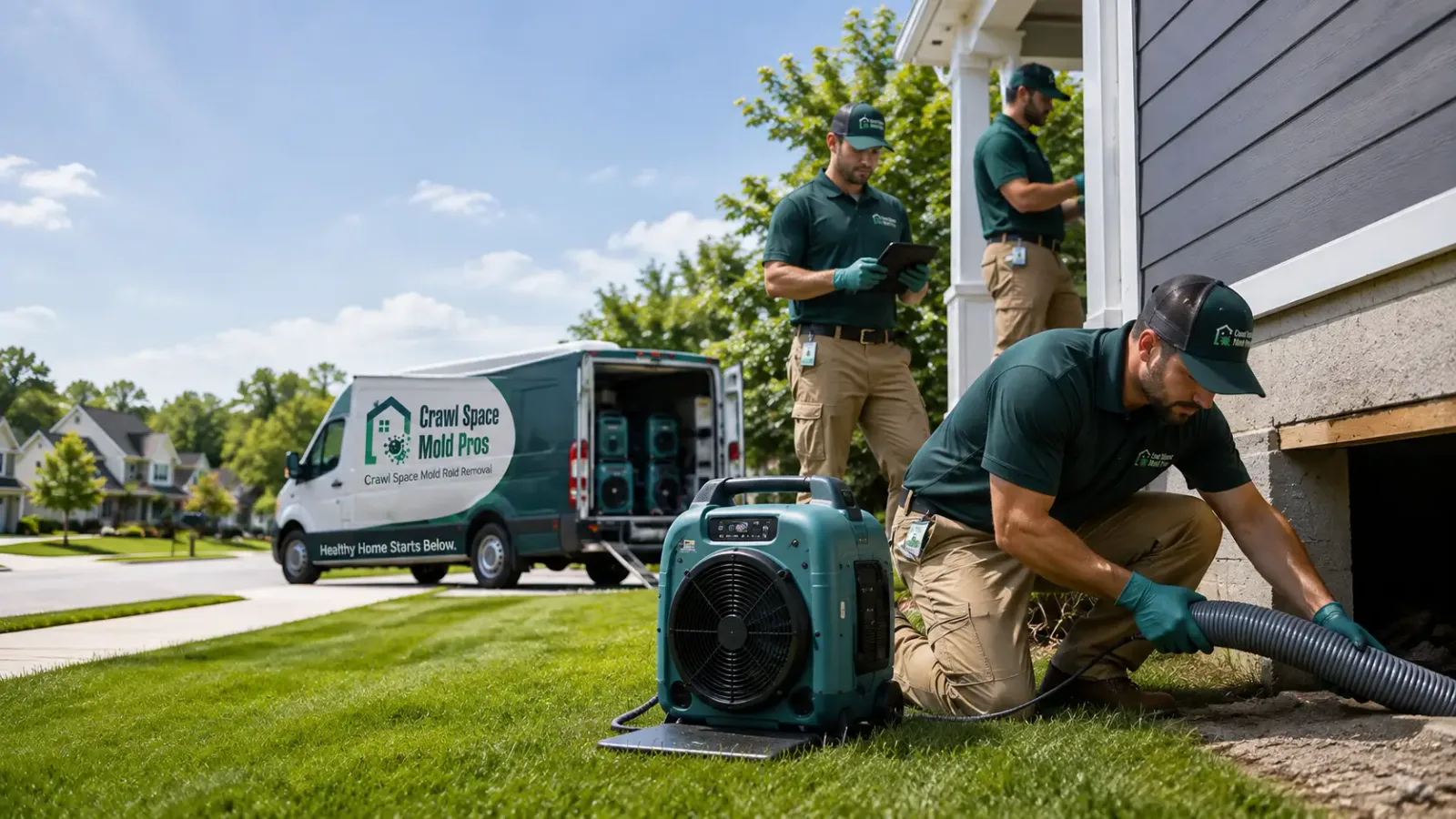 Crawl Space Mold Removal in Laurel, MD